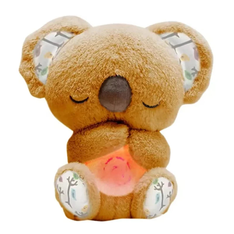 Cuddly Koala Plush Sleep Aid with Night Light and Soothing Sounds