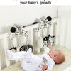 Black and White Animal Hanging Toys for Baby Car Seat and Stroller