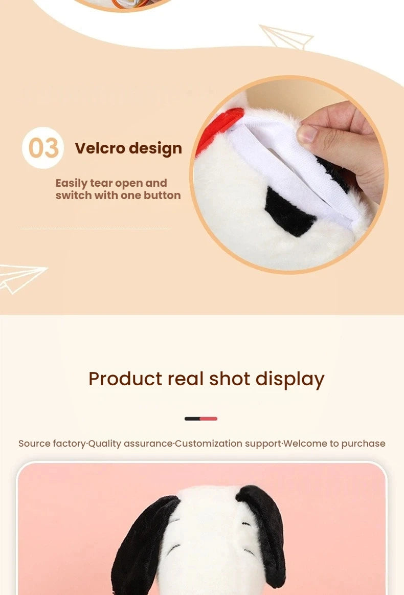 Soothing Breathing Plush Toy with Calming Sounds
