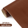 A roll of light brown PU leather repair patches measuring 20x30cm.