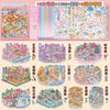 A collection of 10 major landmarks and 1600 materials with 5 design ideas for 3D cartoon scene stickers.