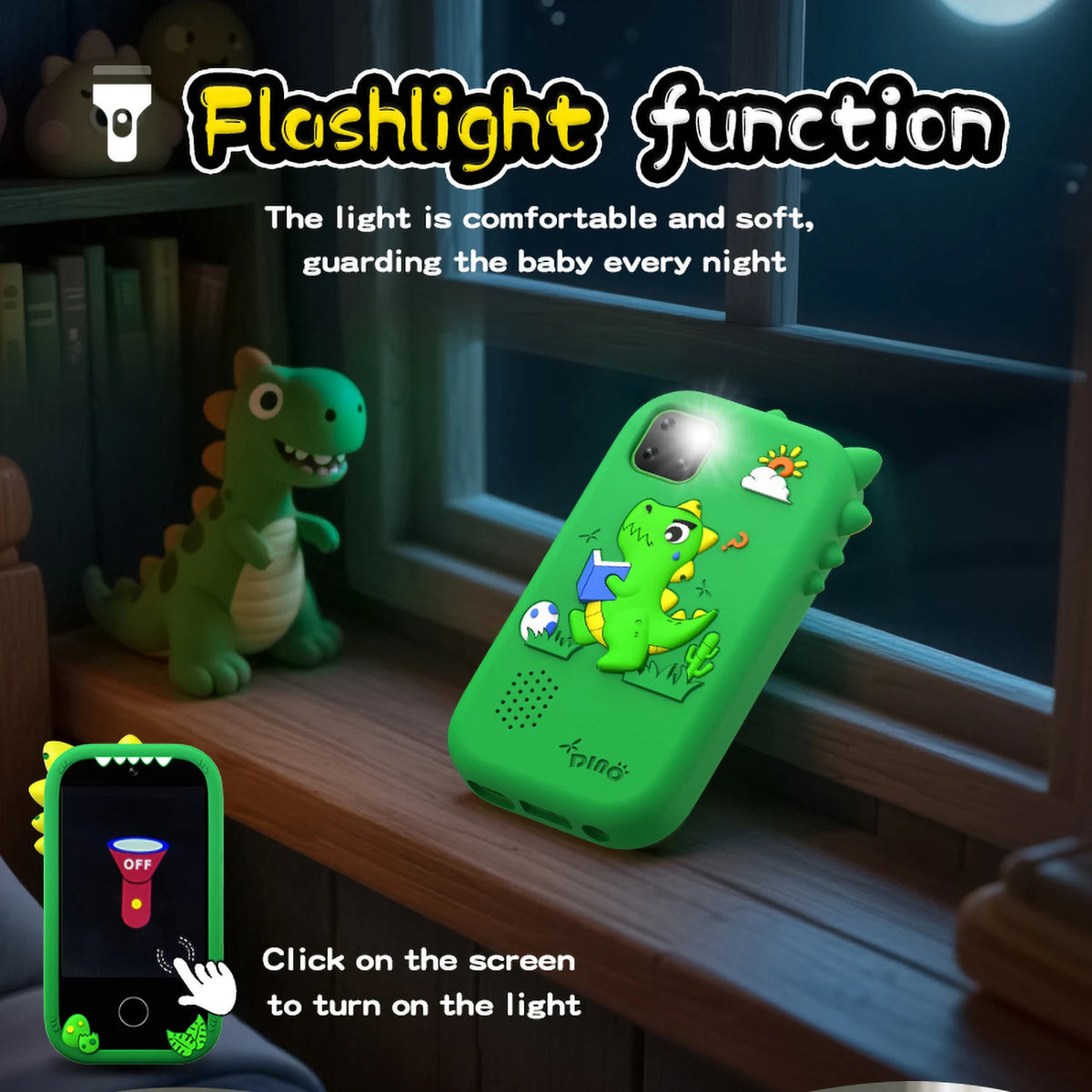 2.8" Touchscreen Kids' Smartphone Toy with Camera, Games & Music