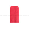 A solid red mini kraft paper gift bag for party favors or weddings.