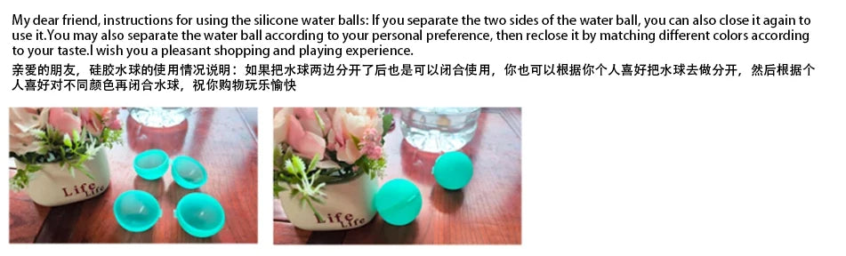 Reusable Water Balloons – Quick-Fill Splash Balls for Summer Fun