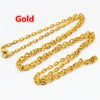 Gold handmade flattened chain connector for jewelry making