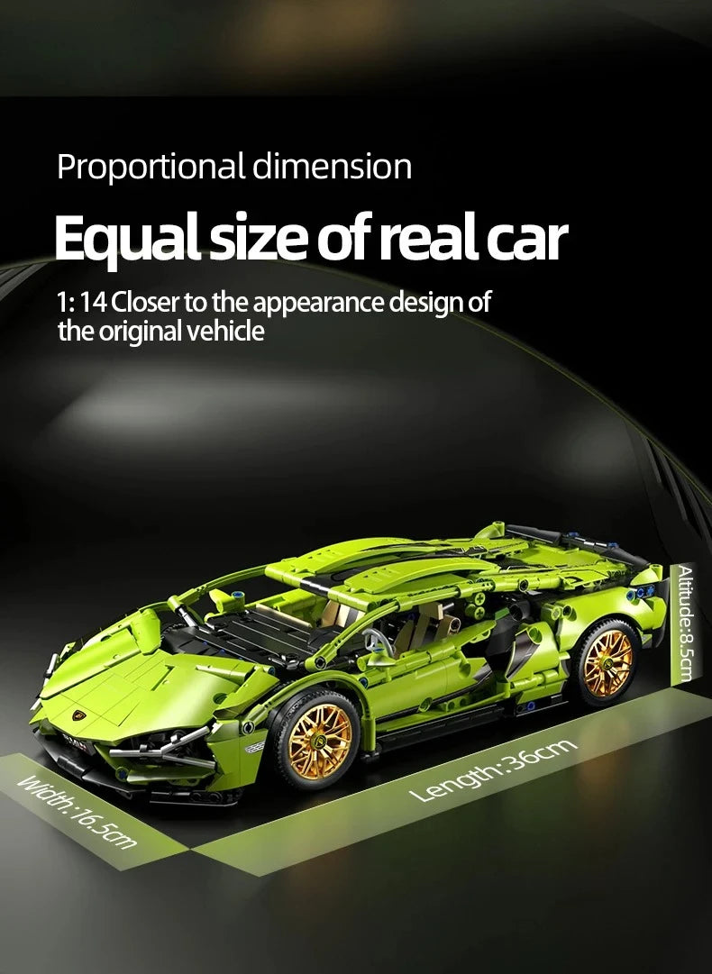 1:14 Scale Remote Control Racing Car Building Kit