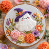 Fall Harvest Pumpkin Embroidery Kit for Adults