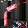 Compact Alloy Folding Blaster Pistol with Soft Bullets