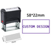Customizable Self-Inking Rubber Stamp
