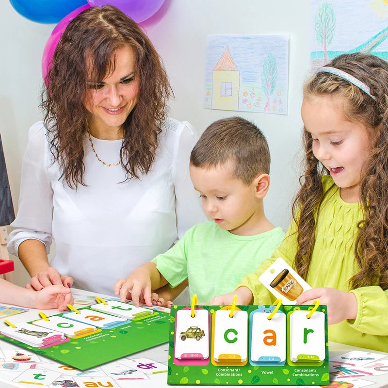 Phonics Flash Cards Set for Early Reading & Speech Development