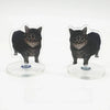 Rotating Cat Figurine Desk Decor