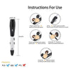 3D Printing Pen with LCD Screen and Adjustable Speed