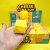 Cute Cheese Squeeze Toy – Stress Relief Fidget for Desk & Home