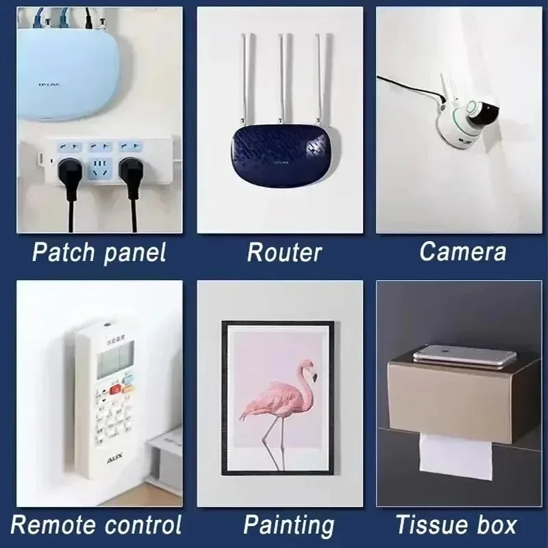 Clear Double-Sided Adhesive Wall Hooks