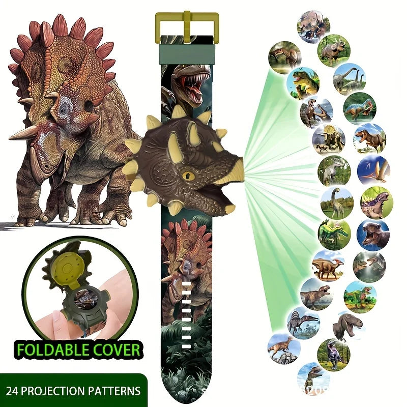 Kids 3D Dinosaur Projection Watch with Luminous Display