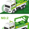 Mini Pull-Back Sanitation Trucks Set of 4