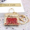 Crystal Rhinestone Handbag Keychain