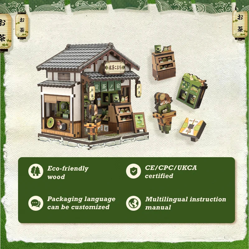 Japanese Mini Store Book Nook DIY Kit