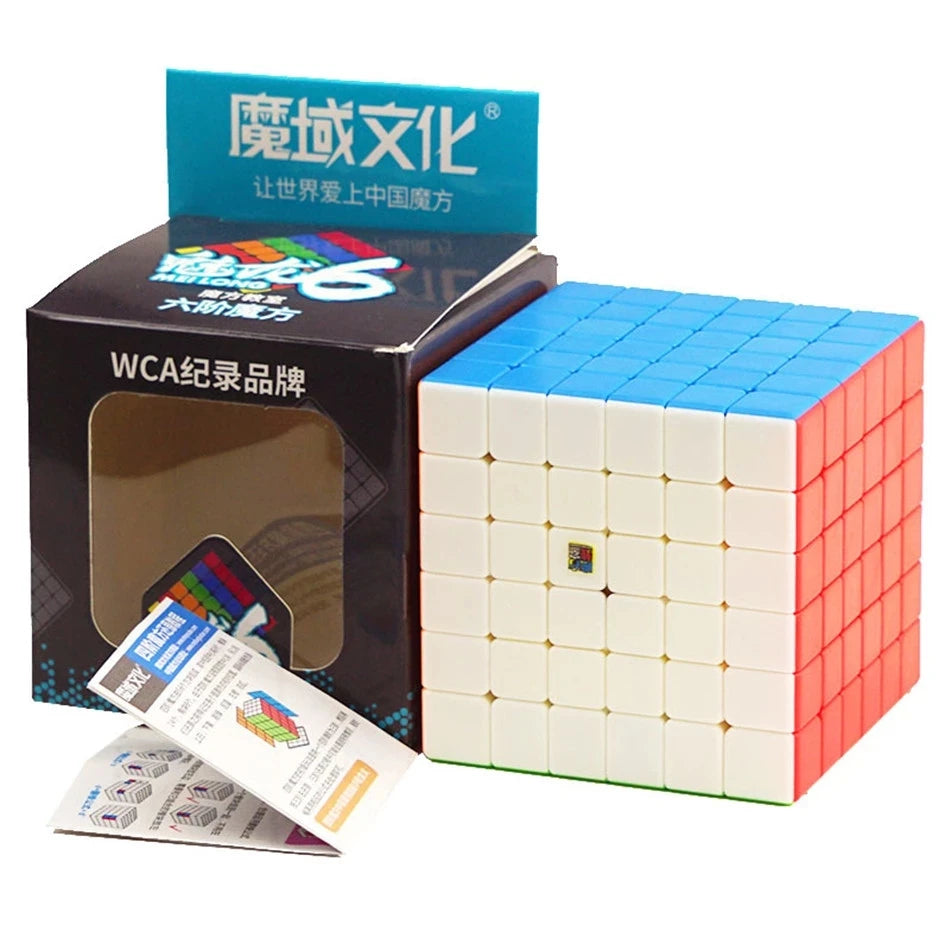 Stickerless Speed Cube Set – 3x3, 4x4, and 5x5 Puzzle Cubes