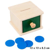 Wooden Montessori Object Permanence Toy for Toddlers