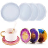 Flower-Shaped Silicone Coaster Mold for Epoxy Resin DIY