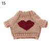 Fashionable Sweater and Vest Set for 20cm Plush Dolls