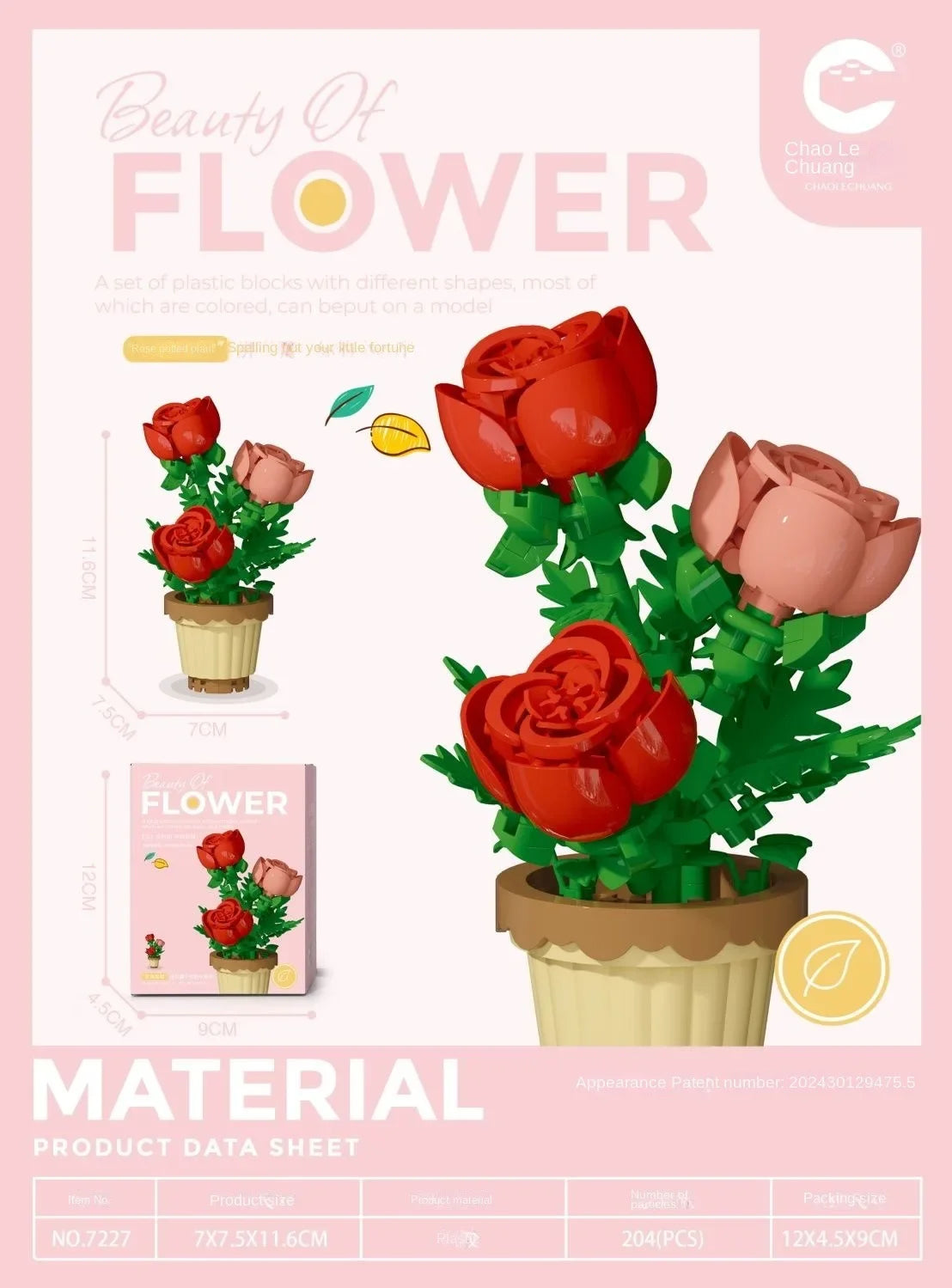 DIY Mini Flower Building Block Kit – Everlasting Desktop Decor