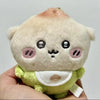 A cute plush keychain set featuring three characters: Usagi, Hachiware, and JiYi.