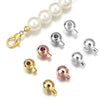 Metal Crimp End Beads for Jewelry Making - Stopper and Positioning Clasps