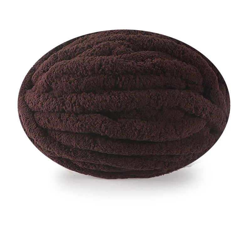 Chunky Chenille Yarn for Knitting and Crochet
