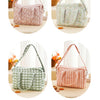 Quilted Maternity Diaper Bag with Crossbody Strap