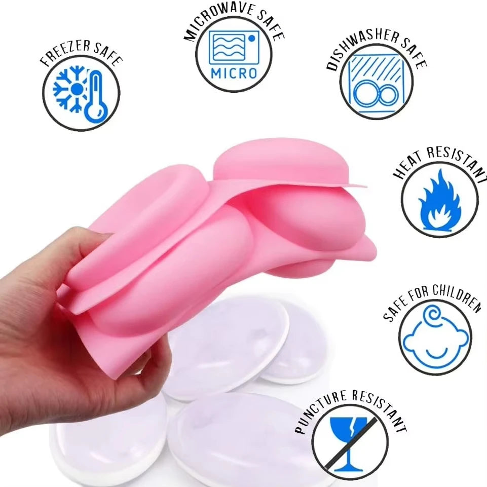 6-Cavity Silicone Soap Mold for DIY Crafts & Baking