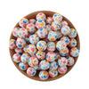 Pink Silicone Round Beads for DIY Jewelry Making