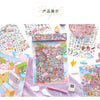 Kawaii Fantasy City 3D Sticker Sheet