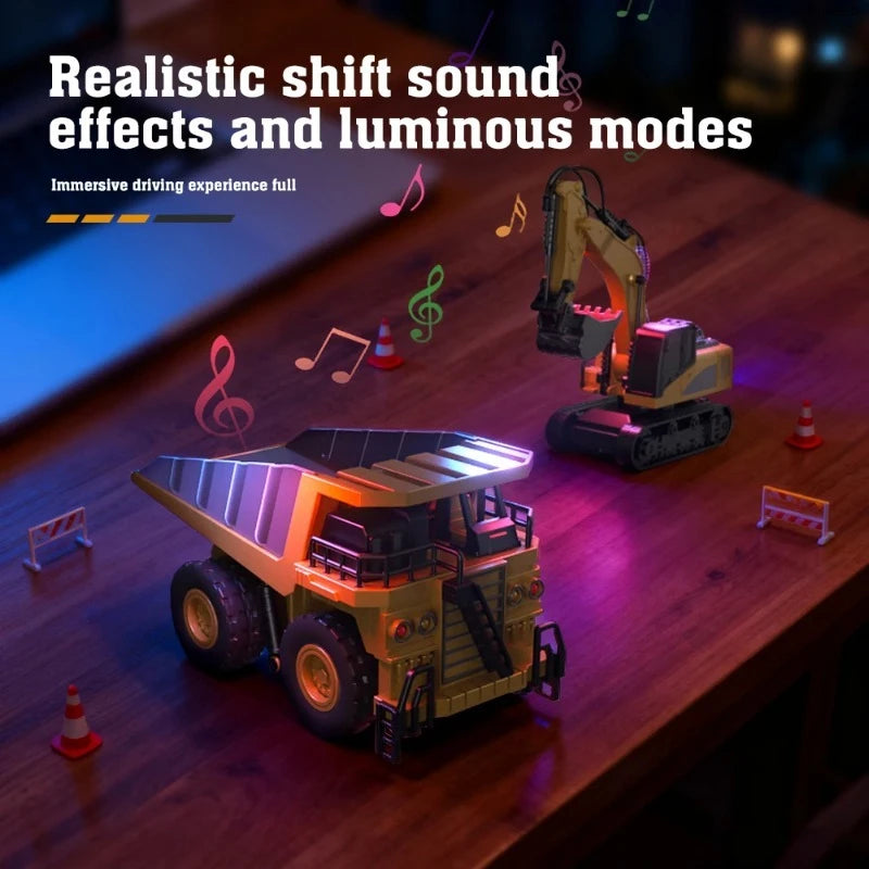 Miniature RC Forklift with Trailer and Bluetooth App Control