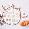 Waterproof Adjustable Baby Bib with Catch Pocket