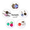 Handmade Rainbow Glass Cabochons for Jewelry Making