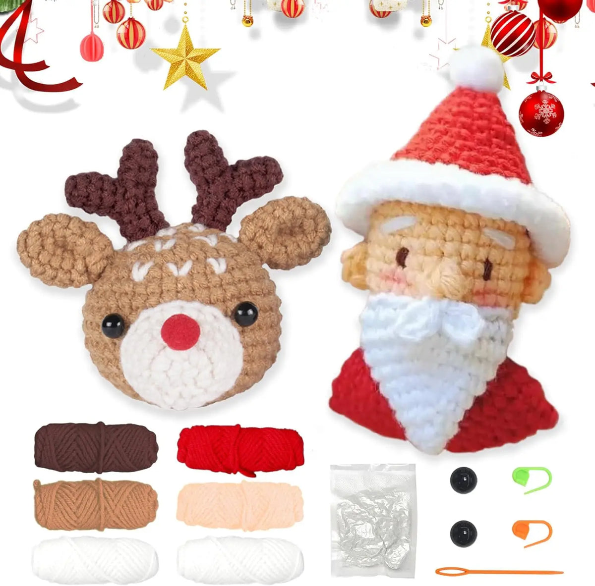 Animal Crochet Kit for Beginners – Complete Starter Set with Step-by-Step Guide