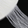 2mm Austrian Crystal Spacer Beads – White AB Finish