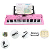61-Key Portable Electronic Keyboard for Kids with Teaching Features