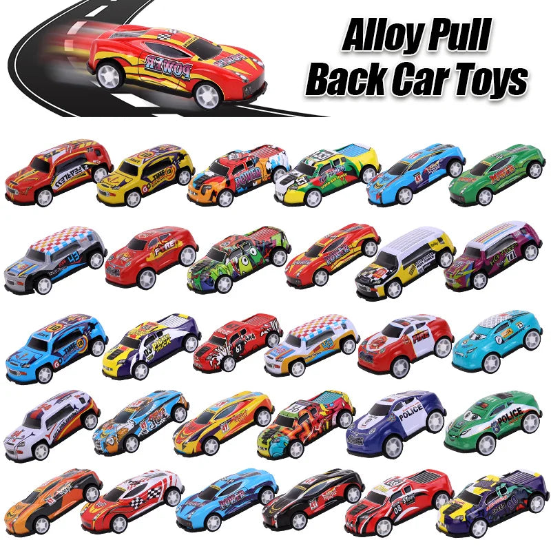 Alloy Pull-Back Racing Cars Party Favors
