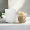 Realistic 5-Petal Rose Silicone Mold for Candles, Soap & Clay Crafts