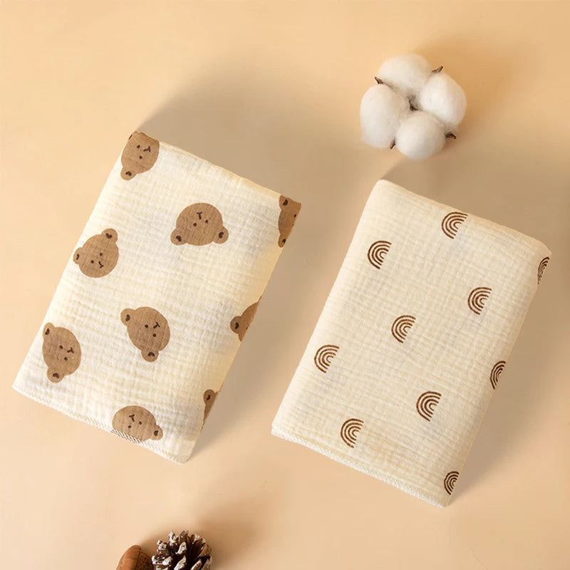 Gauze Baby Swaddle Blanket – Soft, Breathable, and Gentle on Newborn Skin