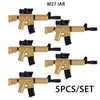 SWAT Soldier Accessories Building Block Set with Laptop and Weapons