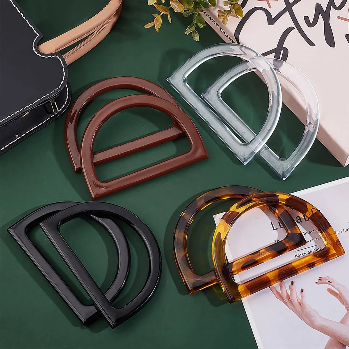 D-Shaped Purse Handles for DIY Bag Making