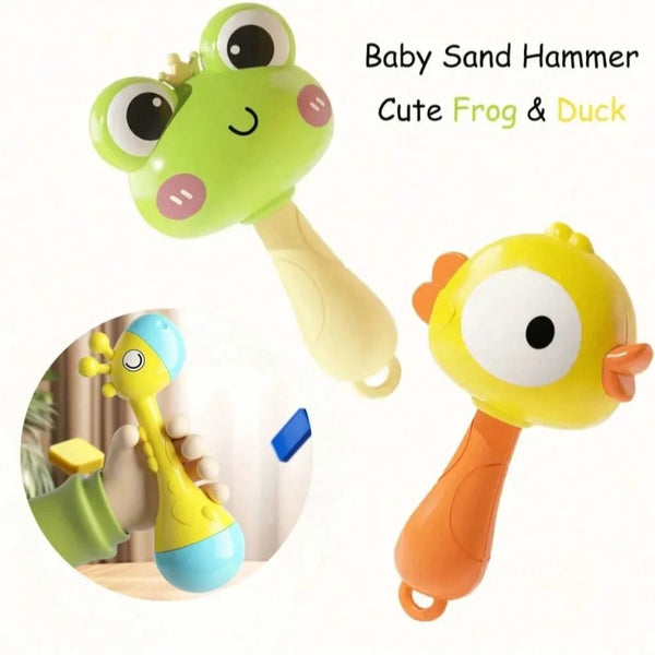 Cute Animal Baby Rattles & Grasping Ball – Sensory Toy for Early Learning