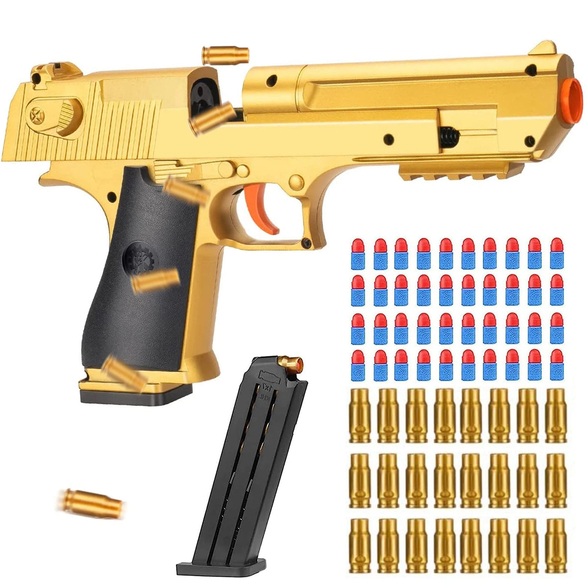 Foam Dart Blaster Toy Gun with Soft Bullets