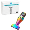 A diamond painting metal drill tip labeled 4# is shown next to an interchangeable resin drill bit.
