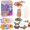 Rainbow Poke Art Kit for Kids – DIY Fabric Puncture Painting Craft Set