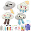 Beginner Crochet Kit – 4 Adorable Animal Projects (Whale, Chick, Penguin, Bee)